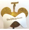 Mickey Mouse Angel w Halo Gold Glitter Antenna Topper / Desktop Bobble Stand (Walt Disney World)